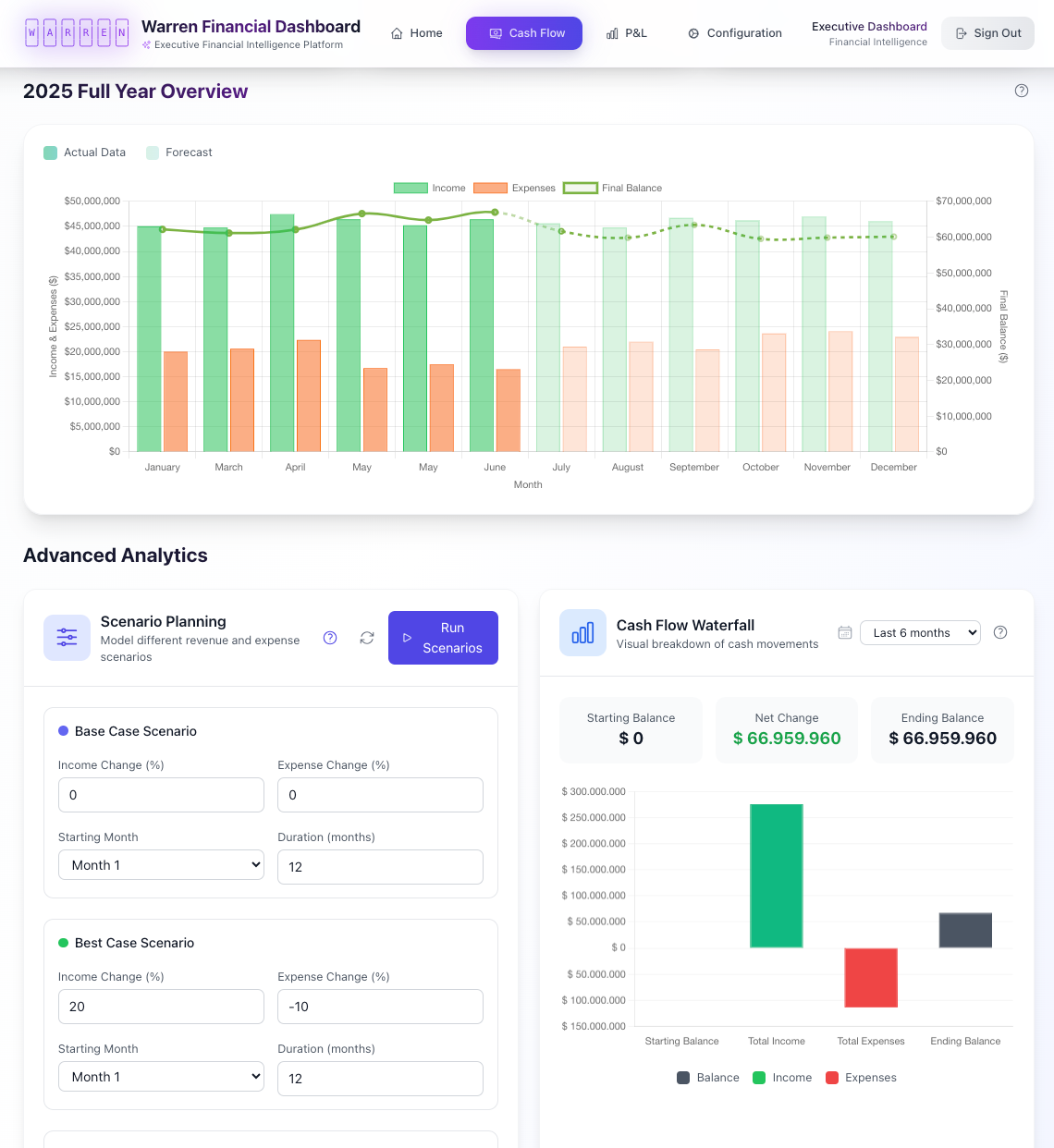Cash Flow Visualization